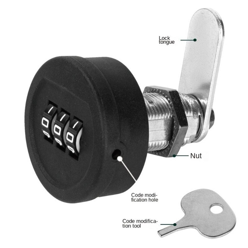 Furniture Hardware Manufacturer - Cerradura con contraseña para cajón, longitud