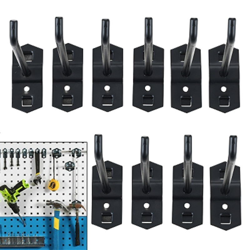 Juego de 10 ganchos de acero d - Furniture Hardware Fitting reseña y precio