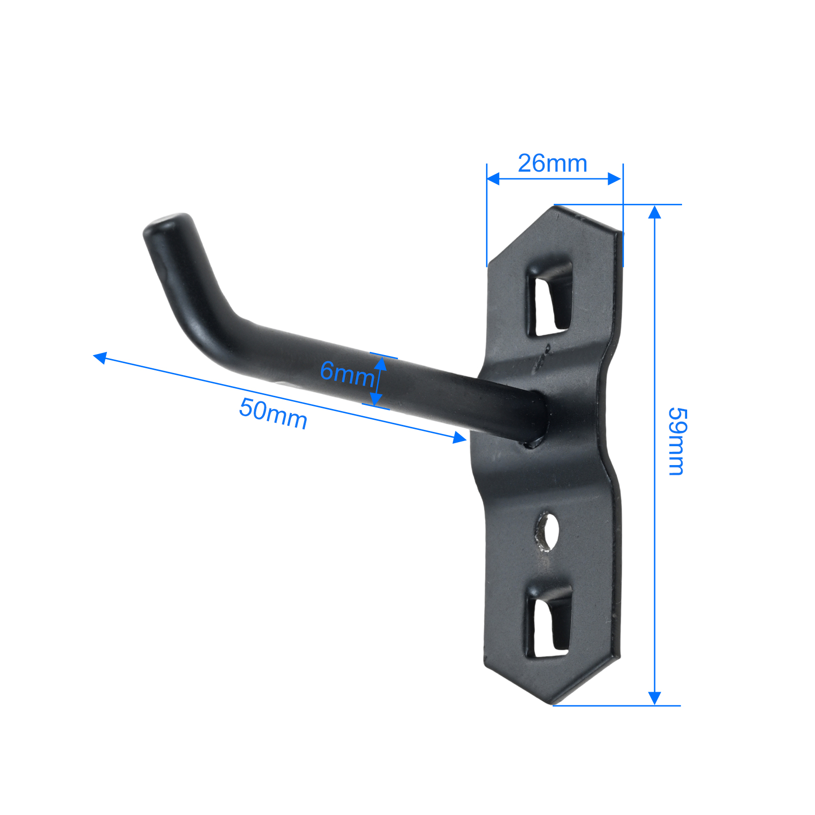 Juego de 10 ganchos de acero d - Furniture Hardware Fitting reseña y precio