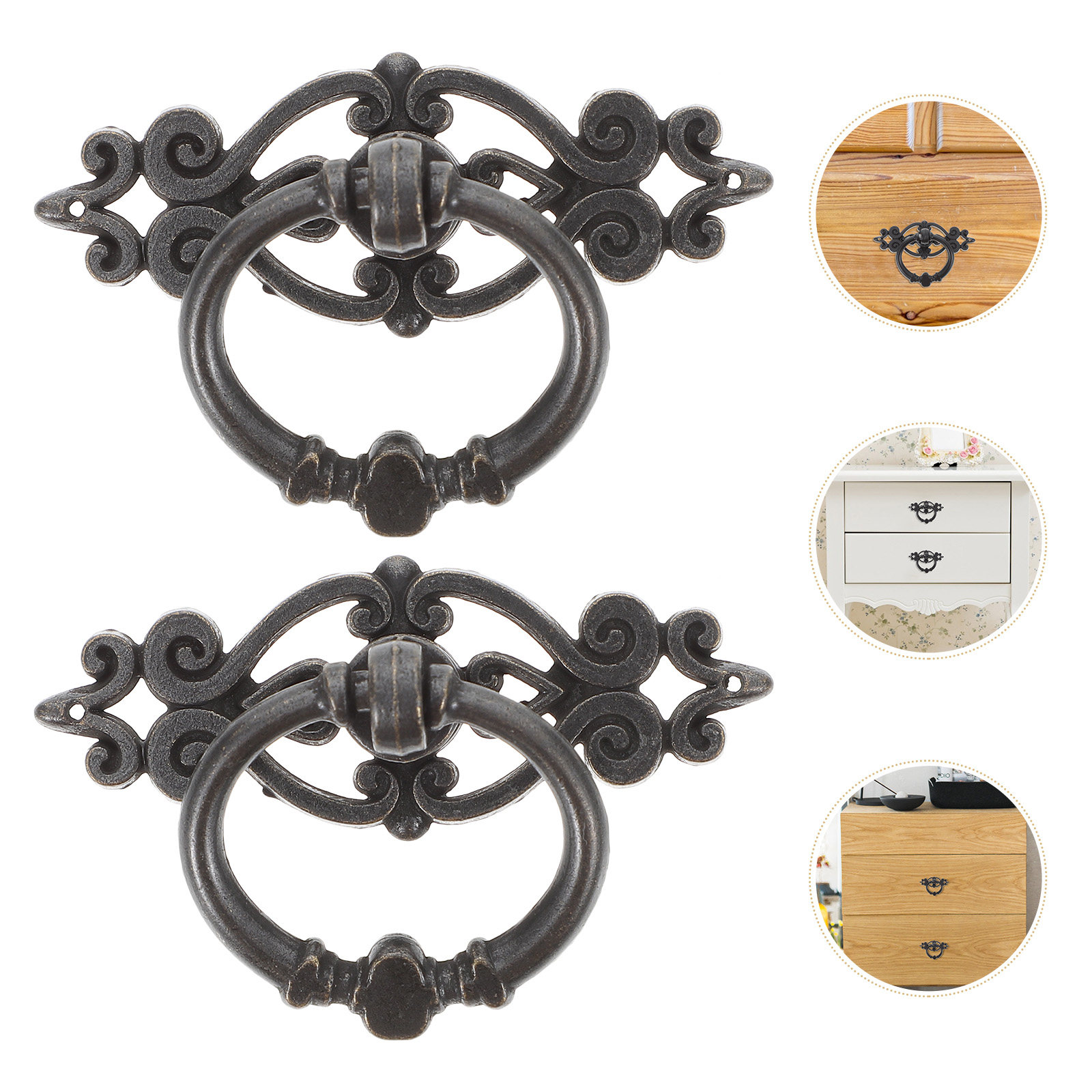 6 tiradores para puertas de ar - Furniture Hardware Drop Pulls reseña y precio