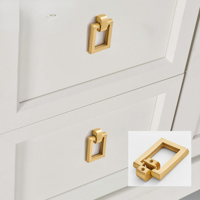 Tiradores de armario con anill - Furniture Hardware Drop Pulls reseña y precio